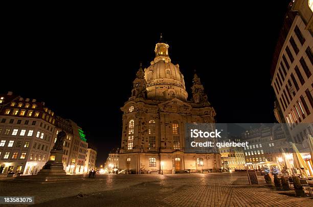 Frauennkirche In Der Nachtdresden Stockfoto und mehr Bilder von Bauwerk - Bauwerk, Beleuchtet, Bibel