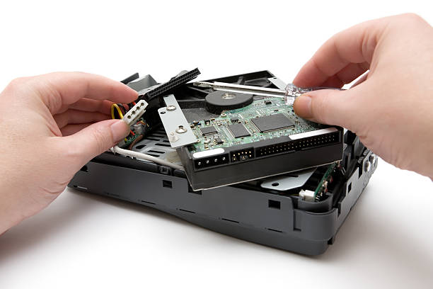 istock Repairing an External Hard Drive 183583370