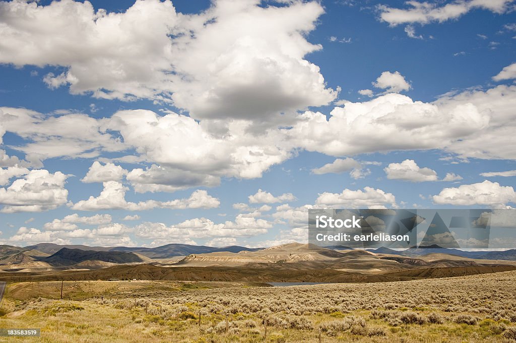 Prairie, el cielo y las nubes - Foto de stock de Agricultura libre de derechos