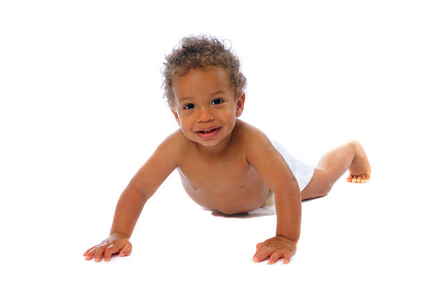 istock Front View Of A Baby Attempting To Get Up 183583571