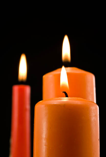 Candles stock photo