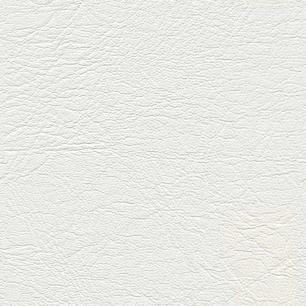 Seamless white leather background stock photo