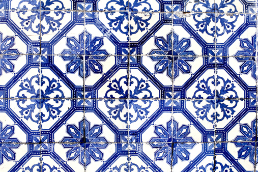 old Lisbon tiles , azulejos