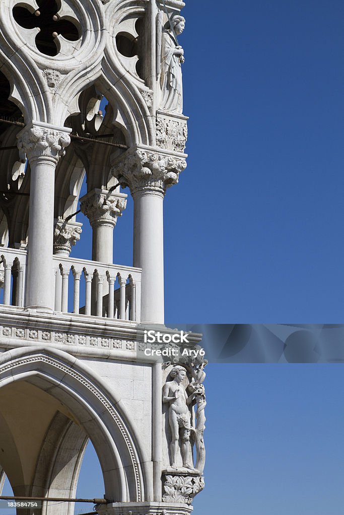 Dettaglio di architettura di San Marco e Palazzo del doge di Venezia Italia - Foto stock royalty-free di Architettura