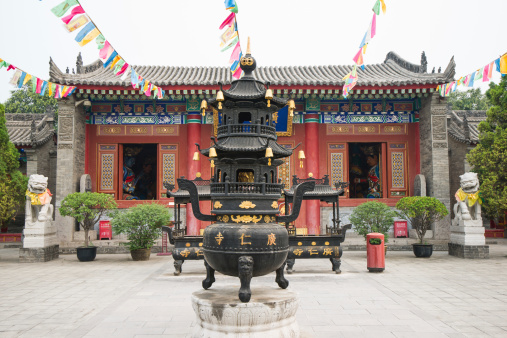 guangren temple 广仁寺 , Xian, China,The only one lama temple in Xi  an,was built In 1703 A D ,The qing dynasty