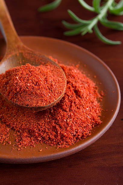 istock Sweet paprika in a spoon. 183586915