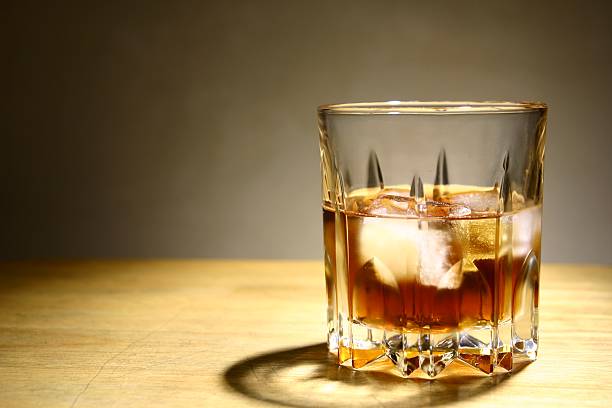 istock Alcoholic Drink in a Glass with Ice 183587130