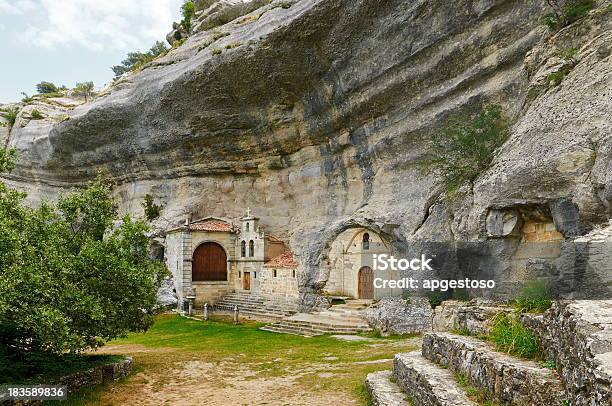 San Bernabe Chapel In Ojo Guareña Burgos Spain Stock Photo - Download Image Now - Burgos, Cave, Spain
