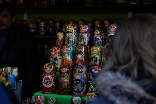 These dolls inside dolls are called nesting dolls. They are also known as Matryoshka dolls, which is the Russian word for \