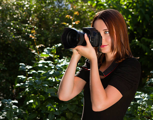 istock Women photographer 183591142