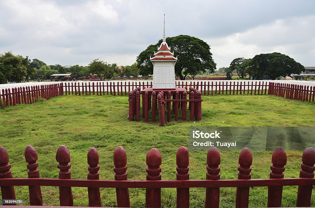 Chronologię na słoniu i Phaniat Kraal w AyutthayaThailand - Zbiór zdjęć royalty-free (Abstrakcja)