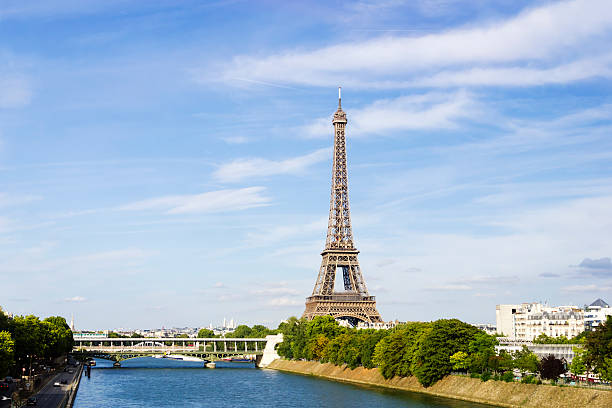 istock Eiffel Towerfrom the view over Siene, Paris, France 183597093