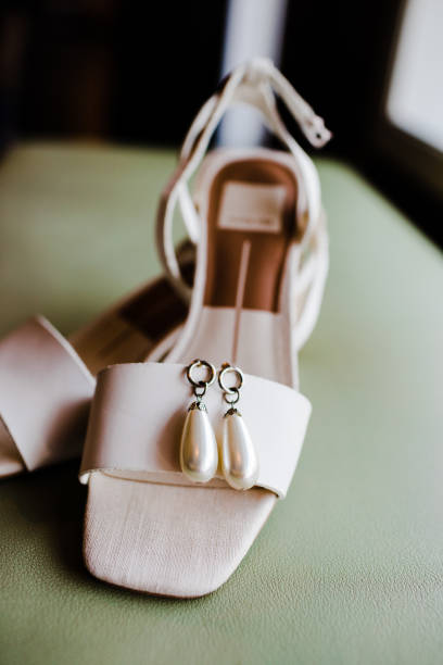 istock Square-Toed Bridal Shoe 1835979183