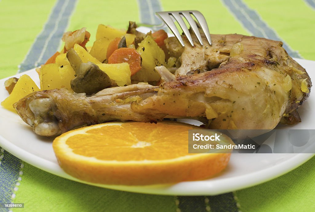 Pernas de Frango Grelhado - Royalty-free Alimentação Não-saudável Foto de stock