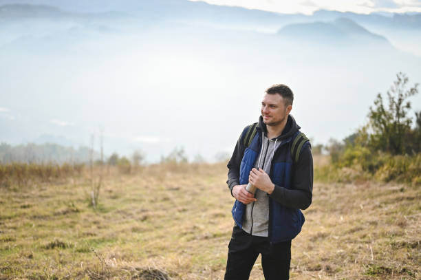 istock Hiker having trekking day out. 1835989179