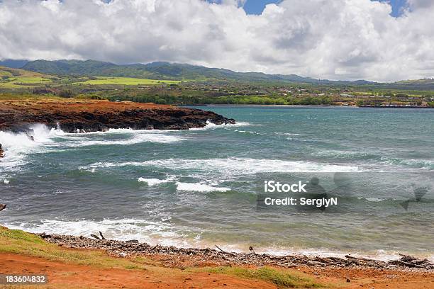 Costa De La Isla De Kauai Foto de stock y más banco de imágenes de Agua - Agua, Aire libre, Arena