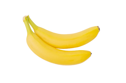 Banana isolated on white background.