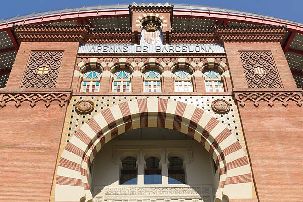 istock Bullring Arenas on Spain Square. Barcelona 183607430