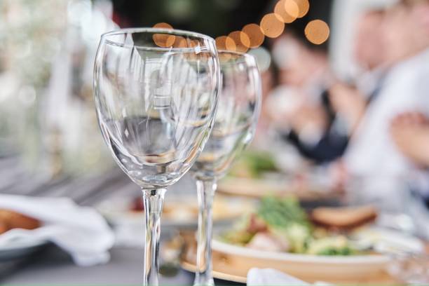 istock Table set for an event party or wedding reception. 1836117165