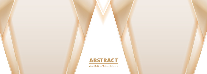 Soft Gold Modern Abstract Background With Shadows And Geometric Shapes