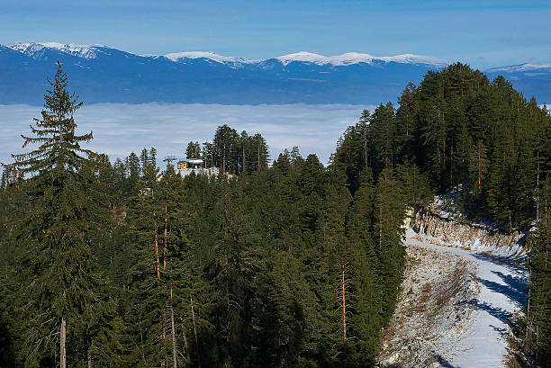 Mountain chain in Bulgaria stock photo