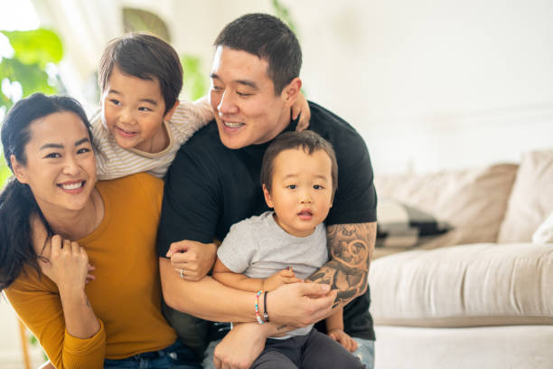 istock Casual Family Portrait 1836214011