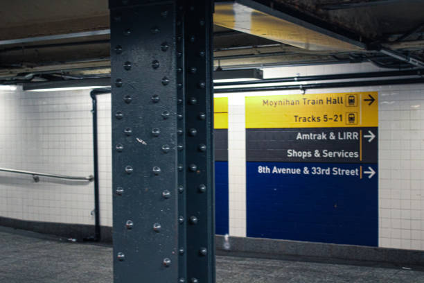 istock Subway new york signs 1836219712