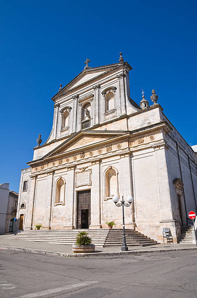 chiesa di san rocco.  ceglie messapica. puglia.  italia. - messapica foto e immagini stock