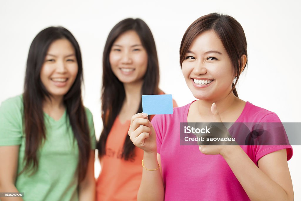 Tarjetas de visita y el blanco señales - Foto de stock de Adulto libre de derechos