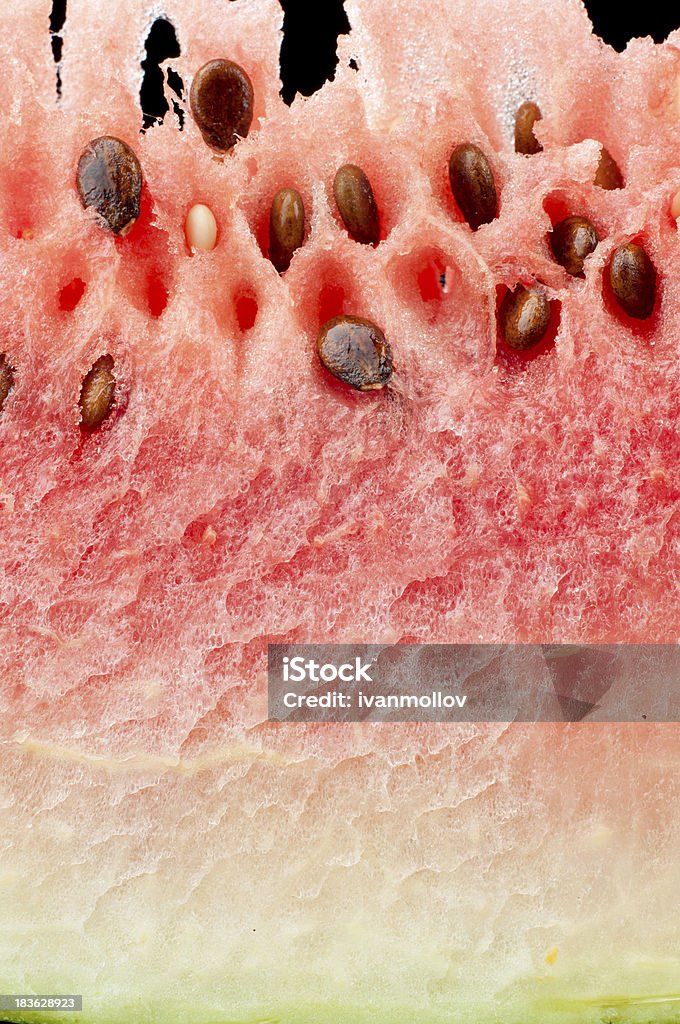 Fresh watermelon slice close up Berry Fruit Stock Photo