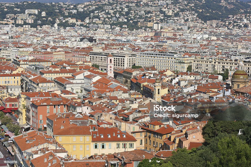 Starym mieście Nicea, Francuskiej Riwierze, Francja. - Zbiór zdjęć royalty-free (Angielska Promenada)