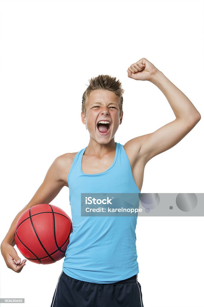 Teen basketball-Spieler mit preisgekrönten Einstellung. - Lizenzfrei Aktivitäten und Sport Stock-Foto