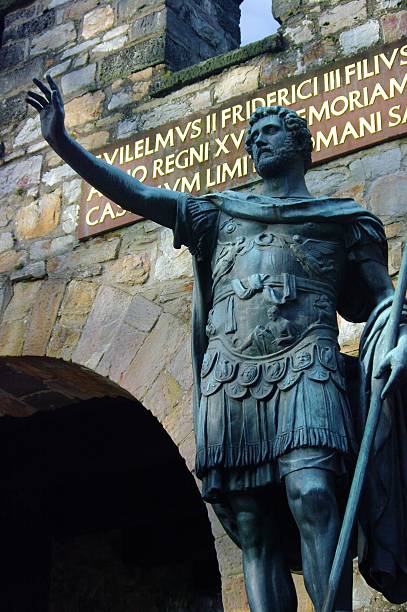 istock Antoninus Pius Statue - Saalburg 183635843
