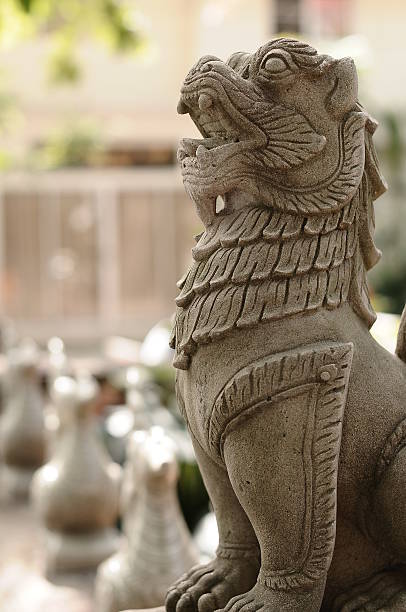 istock Animal sculpture at temple 183637306