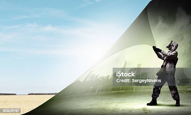 Stalker Changing Reality Stock Photo - Download Image Now - Adult, Air Pollution, Danger