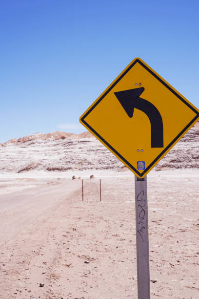 istock Guide sign on Sand dune in the Atacama Desert 1836407201