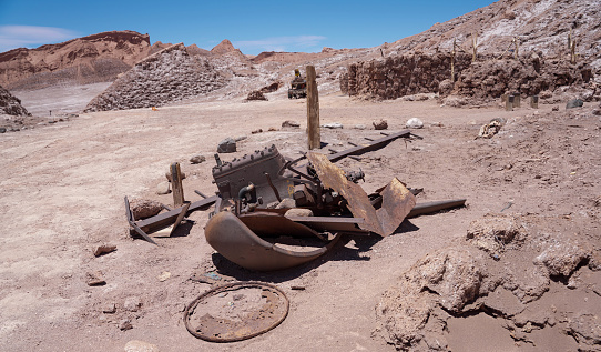 Atacama Desert Abandoned Mineral Factory