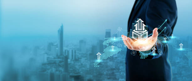 istock Businessman handhold the DEVELOPMENT network for retention and acquiring new opportunities for business growth and expansion globally. Maintain strong loyalty among stakeholders. 1836410888