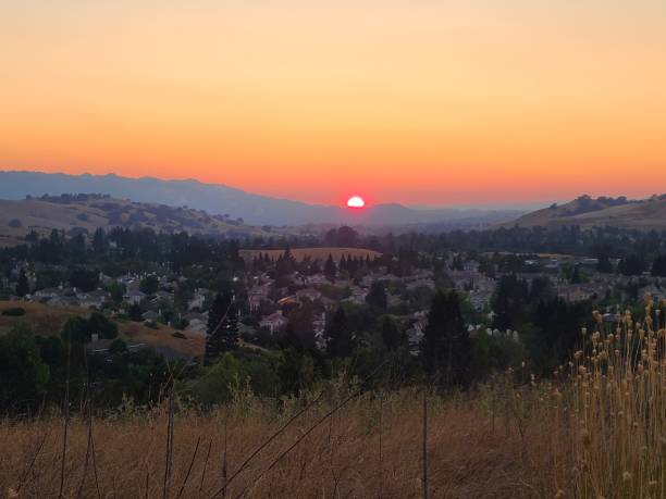 istock Sunset in the San Ramon Valley, California 1836432201
