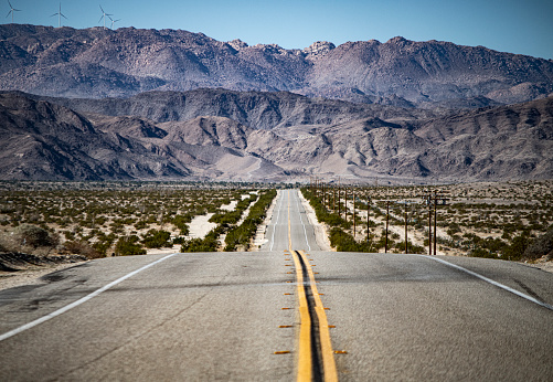 The Emptiness of a Desert, Imperial Valley County, USA.