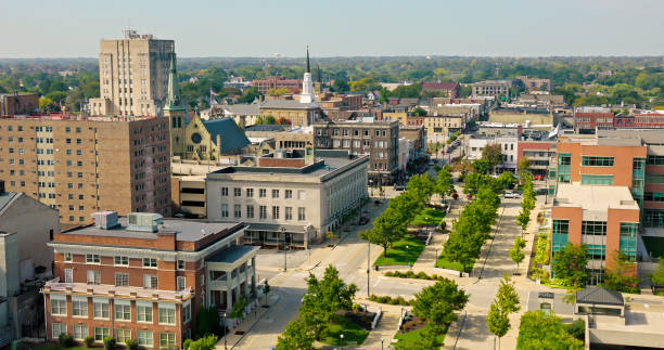istock Racine, Racine County, Wisconsin on a Clear Day 1836663290