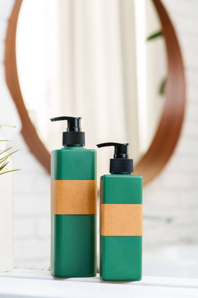 istock Soap dispenser container n the bathroom close up 1836712540