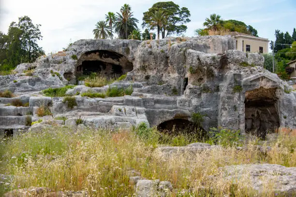 Photo of Archimede Tomb in Neapolis Archaeological Park