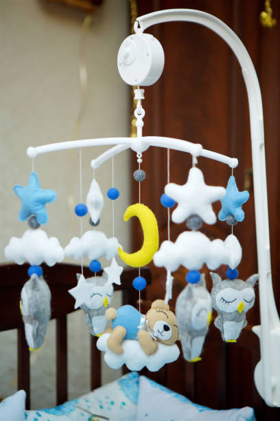 istock Baby pendant over the bed. 1836759898