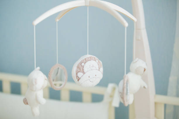 istock Baby pendant over the bed. 1836760416