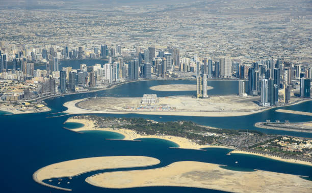 istock Sharjah Aerial view 1836778744