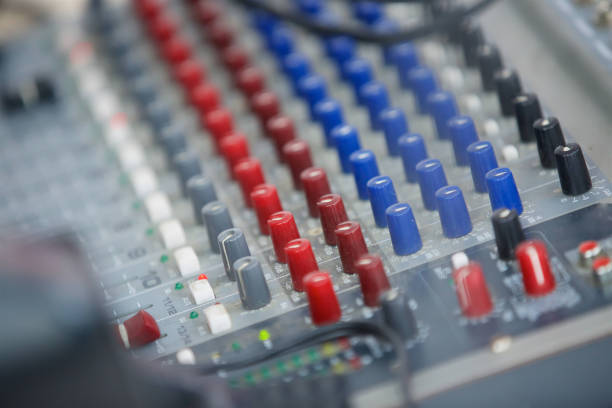 istock DJ remote to control the sound while recording music 1836795638
