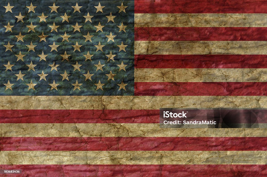 Amerikanische Flagge Hintergrund - Lizenzfrei Abstrakt Stock-Foto