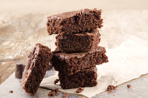 istock home made brownie on a wooden table 183684071