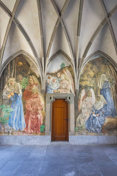 istock Fraumunster courtyard and arches in Zurich 1836852758